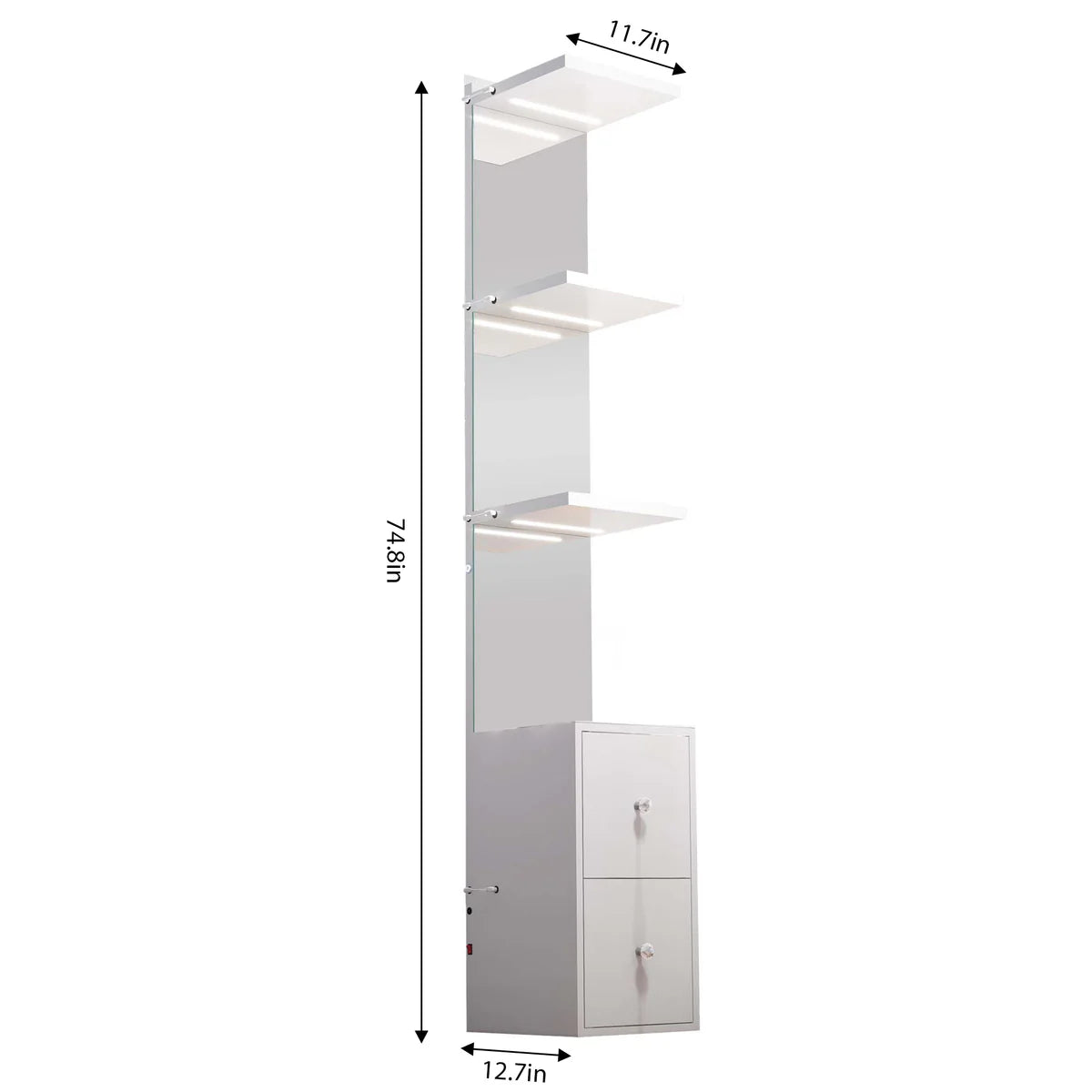 VANITII Display Shelves with Led Light