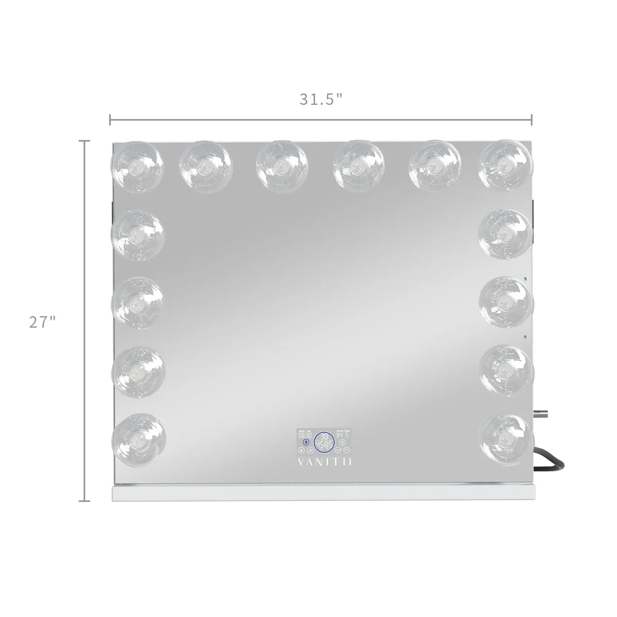 VANITII Marilyn Hollywood Vanity Mirror Pro Max- Tabletop or Wall Mount Vanity Mirror with 14 G95FLM Bulbs