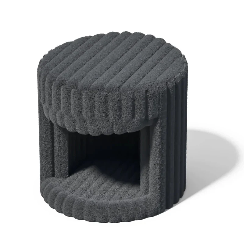 VANITII Super Soft Rabbit Hair Cat Bed